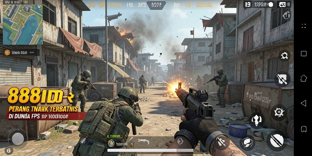 Tampilan aksi intens dalam gameplay <strong>888IDR</strong> yang mendebarkan.