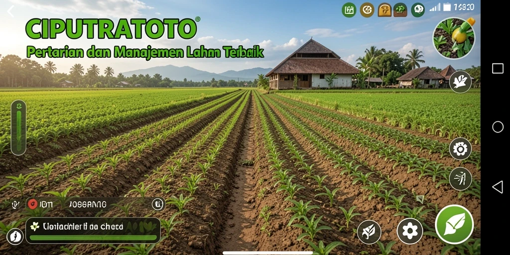 Tampilan menarik dari gameplay <strong>CIPUTRATOTO</strong> yang menampilkan pertanian yang berkembang.