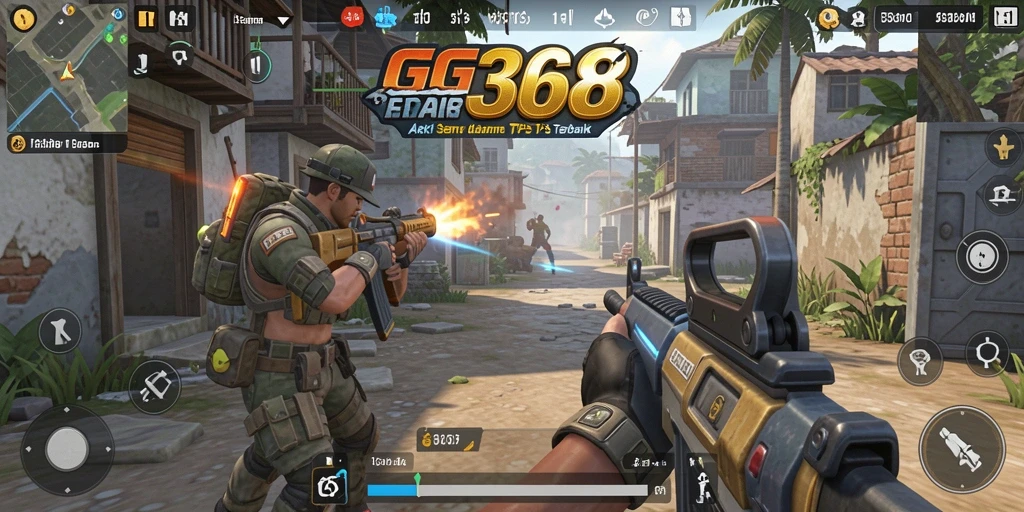 Tampilan menegangkan dari gameplay GG368 dalam aksi TPS.