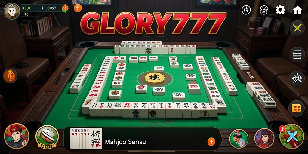 Screenshot gameplay <strong>GLORY777</strong> menampilkan tantangan seru dalam permainan Mahjong.