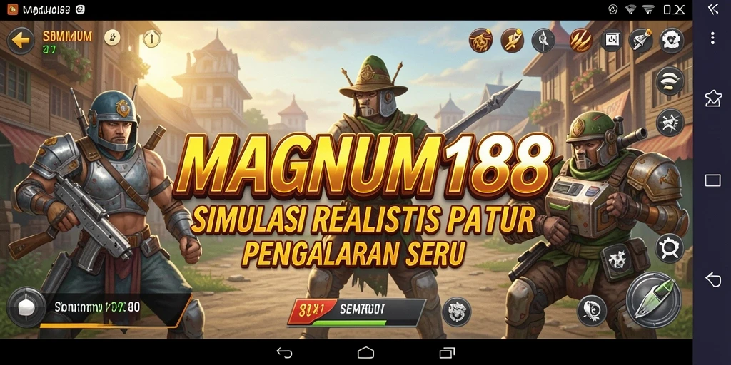 Tampilan mendalam gameplay MAGNUM188 dalam simulasi yang realistis.