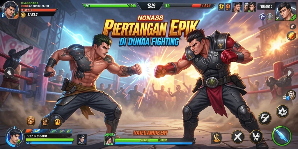 Screeshot gameplay NONA88 menampilkan aksi pertarungan yang mendebarkan.