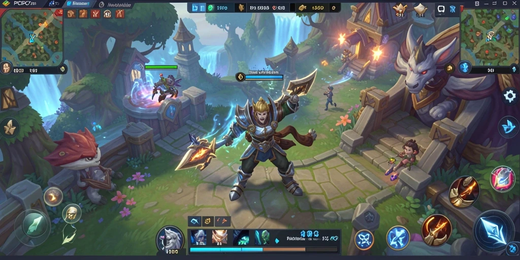 Tampilan gameplay seru PCPC7 dalam dunia MMORPG.
