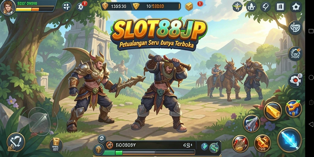 Gameplay SLOT88JP menampilkan petualangan seru di dunia terbuka.