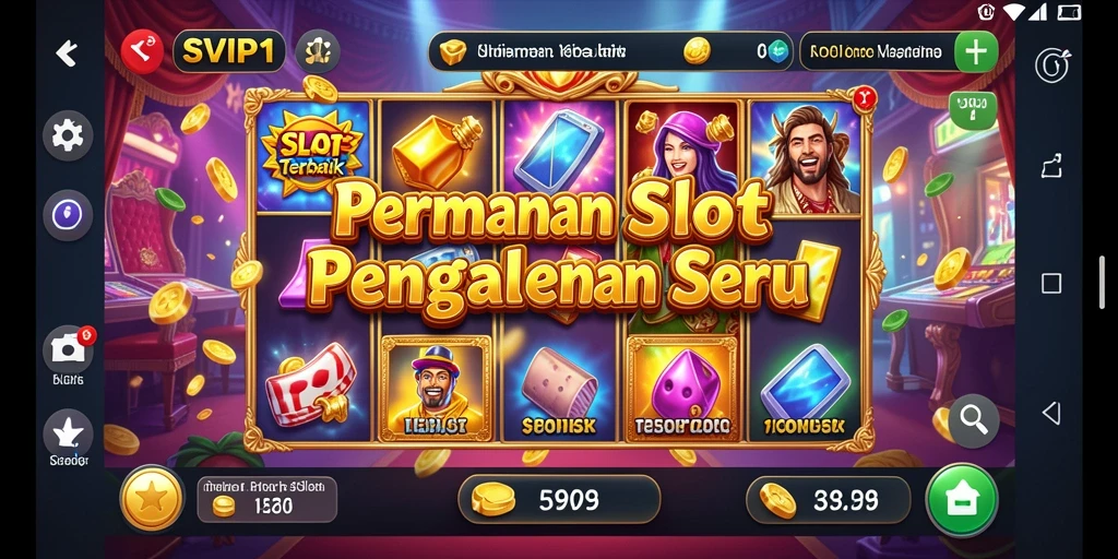 Screenshot SVIP1 menampilkan permainan Slot yang menarik dan penuh warna.