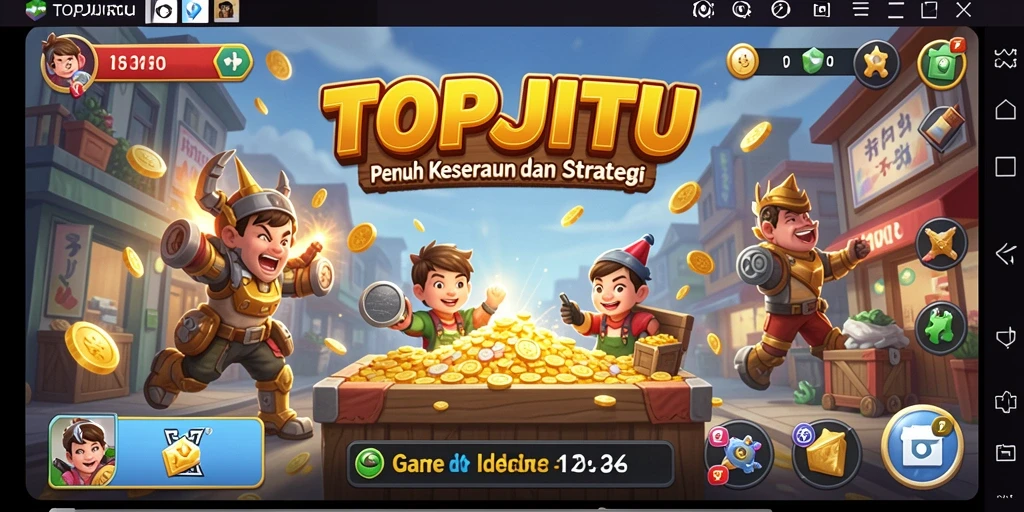 Tampilan gameplay menarik dari game Idle TOPJITU.