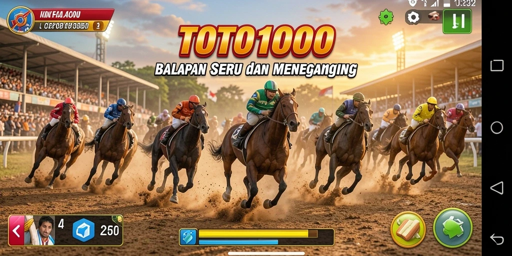 Gameplay menegangkan dengan grafik berkualitas tinggi dari TOTO1000.