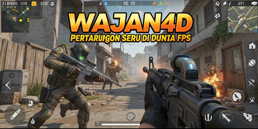 Screenshot menunjukkan aksi mendebarkan di WAJAN4D dengan grafis yang mengesankan.